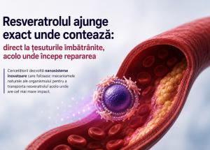 cercetatorii cauta solutii inovatoare pentru ca resveratrolul sa ajunga direct in tesuturile imbatranite si sa stimuleze repararea lor