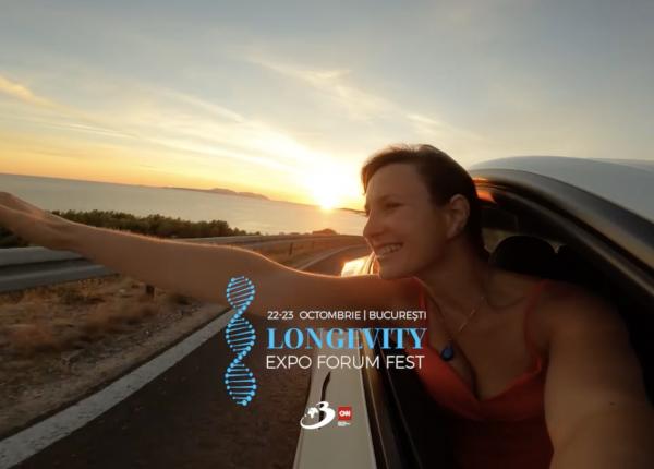 longevity expo forum fest secretele unei vieti mai lungi prezentate de neurochirurgul vlad ciurea si cercetatoarea in longevitate andrea maier