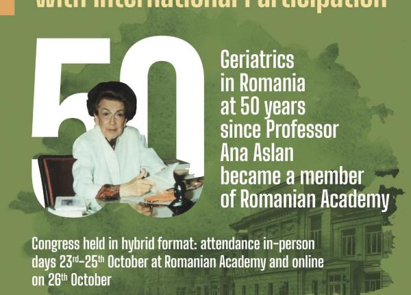 senatul stiintific al fundatiei dan voiculescu pentru dezvoltarea romaniei partener stiintific la al xvi lea congres national de geriatrie si gerontologie
