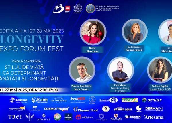 longevity expo forum fest 2025 stilul de viata ca determinant al sanatatii si longevitatii