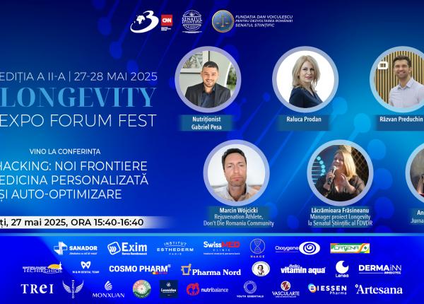 longevity expo forum fest 2025 biohacking noi frontiere in medicina personalizata si auto optimizare