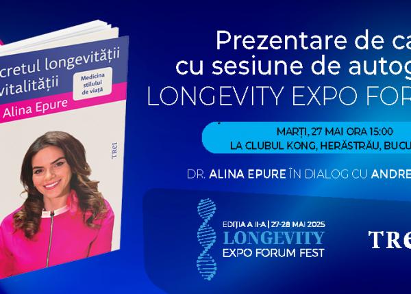 secretul longevitatii si vitalitatii de dr alina epure o prezentare speciala la longevity forum fest 2025