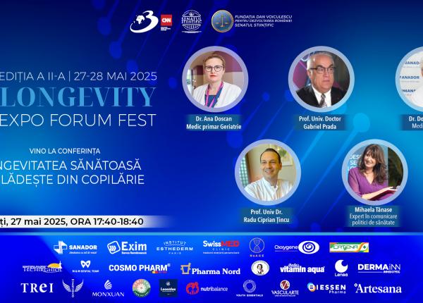 longevity forum fest 2025 longevitatea sanatoasa se cladeste din copilarie