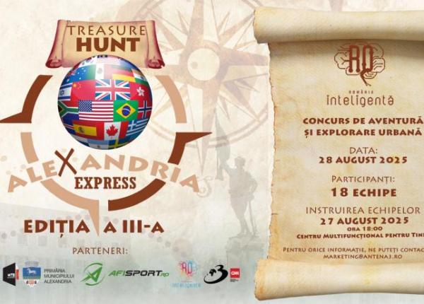 alexandria express treasure hunt 2025 orasul devine teren de aventura urbana european
