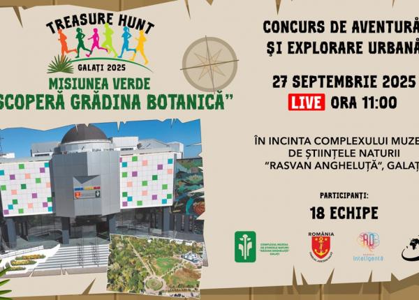 misiunea verde descopera gradina botanica eveniment tip treasure hunt sambata 27 septembrie