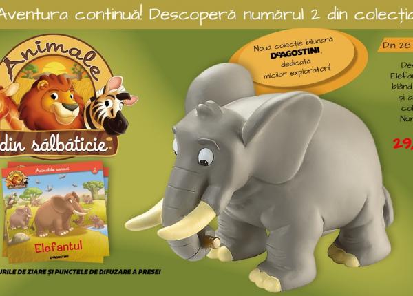 descopera lumea fascinanta a elefantilor numarul 2 din colectia animale din salbaticie o colectie deagostini