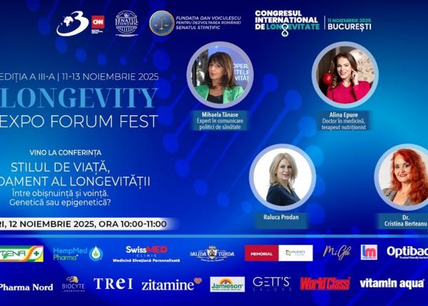 longevity expo forum fest 2025 editia a iii a stilul de viata fundament al longevitatii