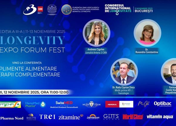 longevity expo forum fest editia a iii a suplimente alimentare si terapii complementare