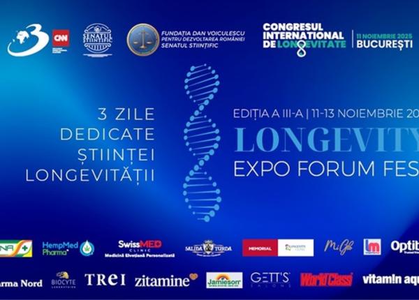 longevity expo forum fest 11 13 noiembrie stiinta wellness si inovatie pentru o viata mai lunga