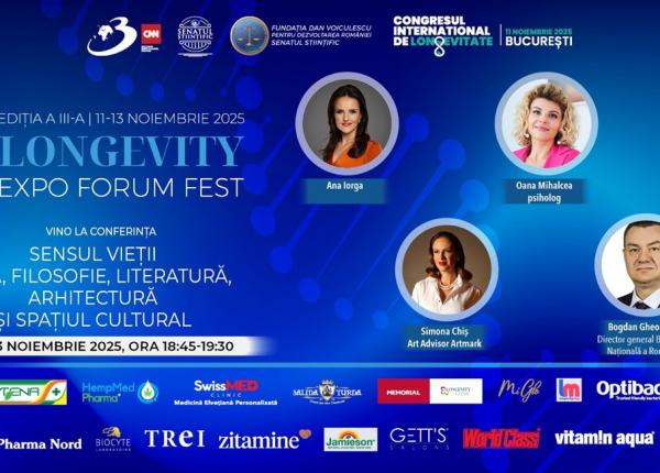 longevity expo forum fest editia a iii a sensul vietii arta filosofie literatura arhitectura si spatiul cultural
