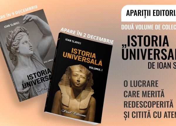 doua volume de colectie istoria universala de ioan slavici