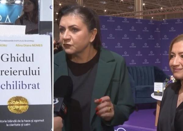 ghidul creierului echilibrat de alina robu si diana nemes e una dintre cele mai asteptate carti de psihologie la targul gaudeamus