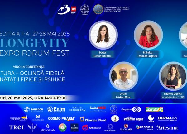 longevity expo forum fest 2025 dantura oglinda fidela a sanatatii fizice si psihice