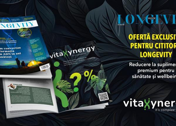 nu rata oferta exclusiva din paginile revistei longevity magazine