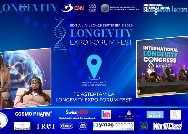 longevity expo forum fest editia a iv a 24 26 septembrie 2026 platforma de referinta pentru stiinta longevitatii