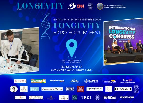 longevity expo forum fest editia a iv a 24 26 septembrie 2026 platforma de referinta pentru stiinta longevitatii
