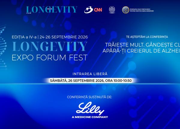 traieste mult gandeste clar apara ti creierul de alzheimer conferinta sustinuta de lilly romania