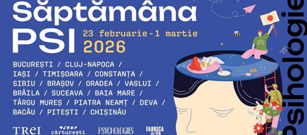 Săptămâna PSI, Editura Trei: Programul de VINERI 27 februarie