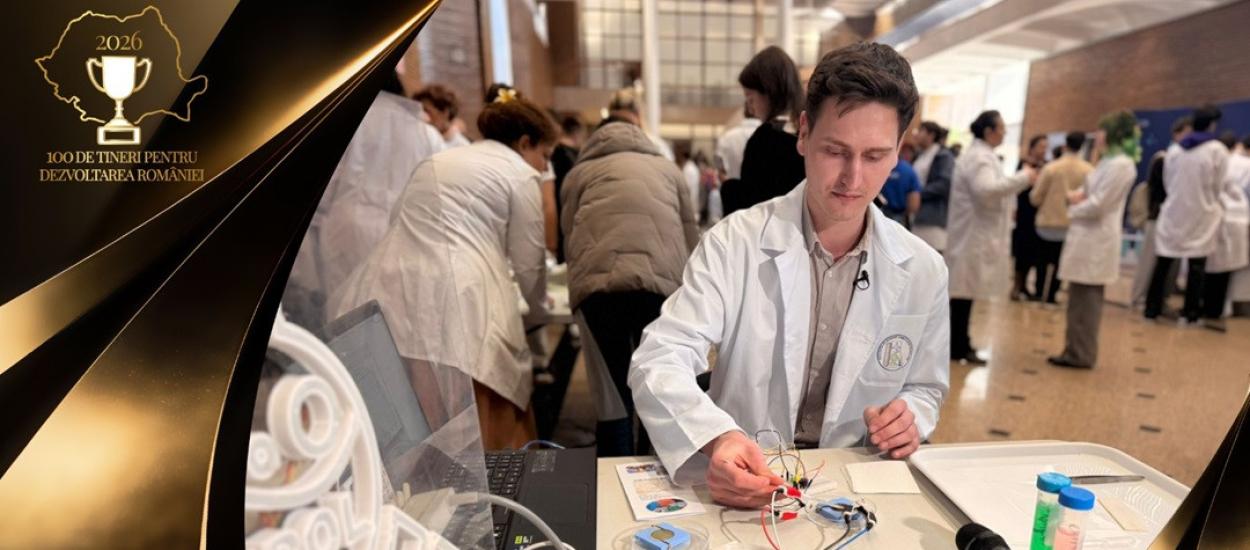 „Piele artificială” creată de un cercetător român: Cosmin Pauliuc, recunoscut în „100 de tineri pentru dezvoltarea României”