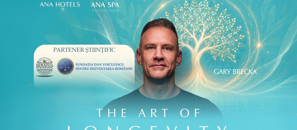 Gary Brecka, unul dintre cei mai cunoscuți experți internaționali în longevitate, revine în România la „The Art of Longevity” 