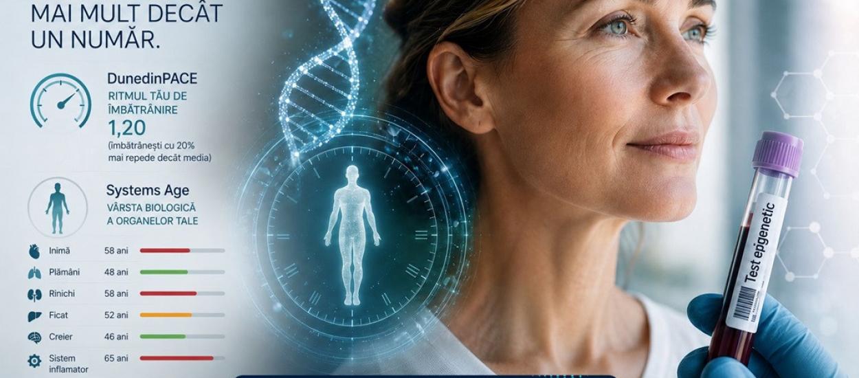 Ceasurile care măsoară îmbătrânirea: viitorul medicinei longevității ajunge la București în luna septembrie