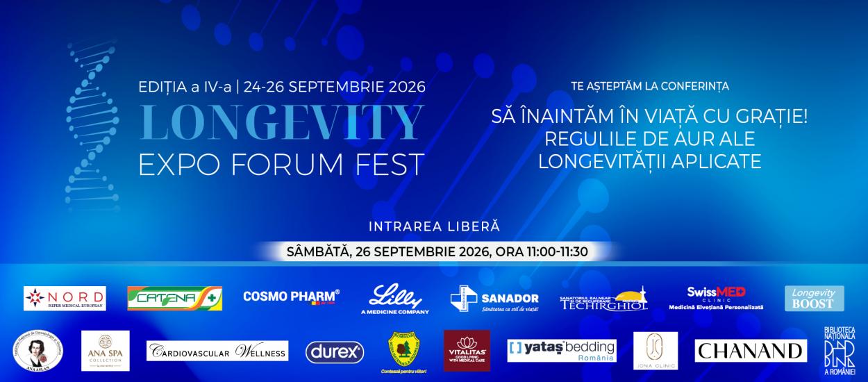 SĂ ÎNAINTĂM ÎN VIAȚĂ CU GRAȚIE! REGULILE DE AUR ALE LONGEVITĂȚII APLICATE