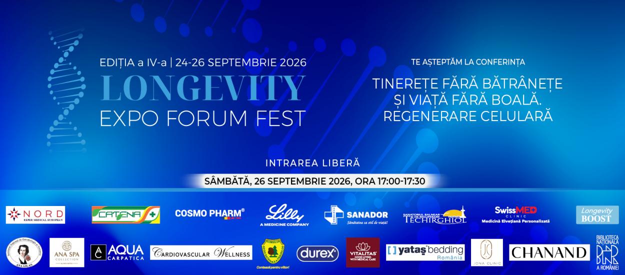 TINEREȚE FĂRĂ BĂTRÂNEȚE ȘI VIAȚĂ FĂRĂ BOALĂ. REGENERARE CELULARĂ