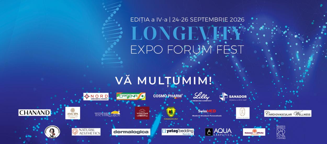 Longevity Expo Forum Fest, ediția a IV-a s-a încheiat: trei zile despre sănătate, prevenție și longevitate